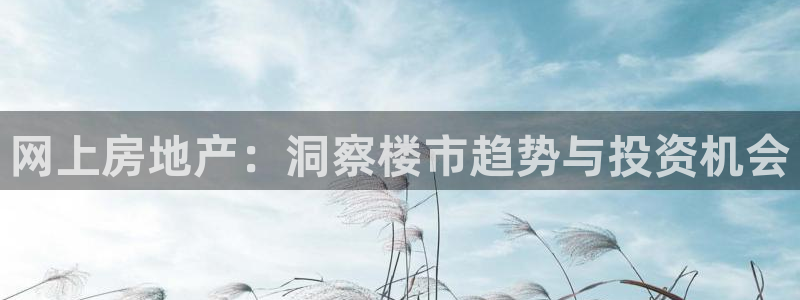 摩登7娱乐平台登录不了：网上房地产：洞察楼市趋势与投资机会
