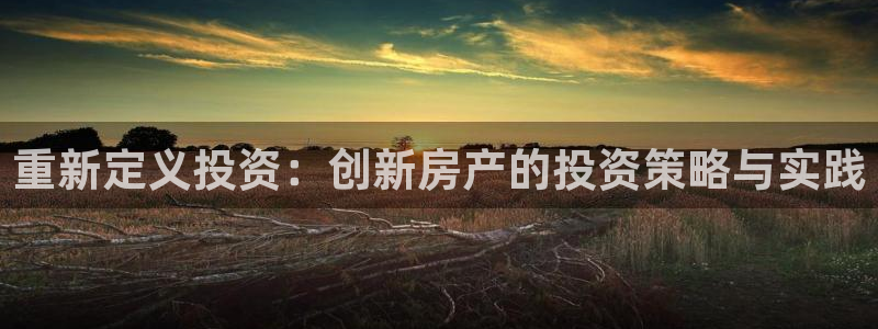 摩登7前7O667：重新定义投资：创新房产的投资策略与实践