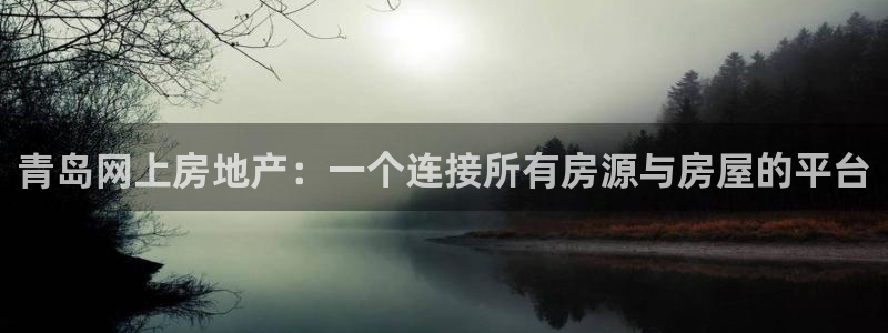摩登7右：青岛网上房地产：一个连接所有房源与房屋的平台