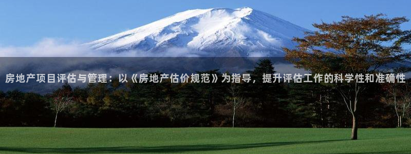 摩登7右7O667：房地产项目评估与管理：以《房地产估价规范