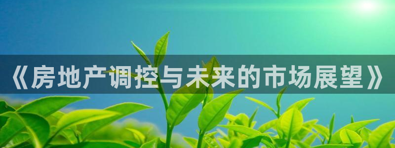 摩登注册尽7O777：《房地产调控与未来的市场展望》