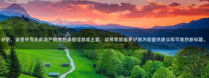 摩登7登录官网：好的，请提供有关房地产销售的详细信息或主题。