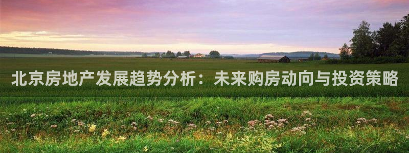 摩登7口碑：北京房地产发展趋势分析：未来购房动向与投资策略