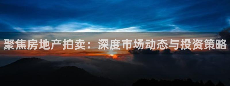 摩登7月7O667：聚焦房地产拍卖：深度市场动态与投资策略
