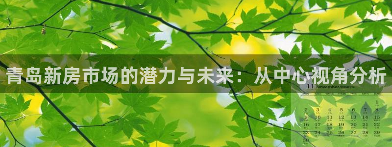 摩登7官网在哪下载：青岛新房市场的潜力与未来：从中心视角分析