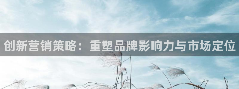 摩登7娱乐平台登录不了：创新营销策略：重塑品牌影响力与市场定
